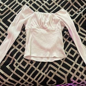 White Medium 7/8 Blouse